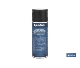 PINTURA ANTICALORICA NEGRA. 400ML