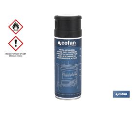 Pintura en Spray Anticalórica 600º C | Color Negro o Gris | Envase de 400 ml | Pintura térmica
