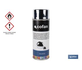 Pintura en Spray Efecto Cromo | Oro o Plata | Envase de 400 ml | Pintura en Aerosol