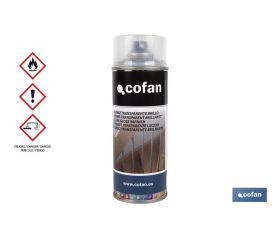 Barniz en Spray | Brillo o Mate | Envase 400 ml | Transparente