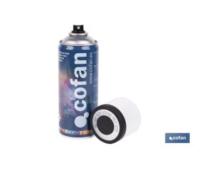 PINTURA ACRIL. 400ML - 9005 NEGRO SATINADO