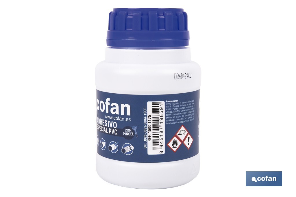 ADHESIVO PARA PVC 250 ML AGUA POTABLE