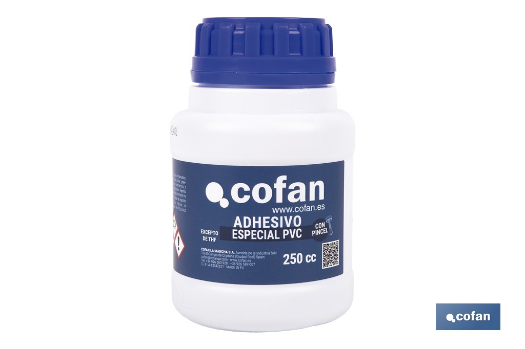 ADHESIVO PARA PVC 250 ML AGUA POTABLE