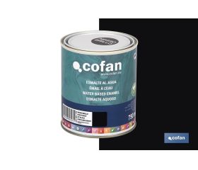 ESMALTE AL AGUA (750 ML) NEGRO BRILLO