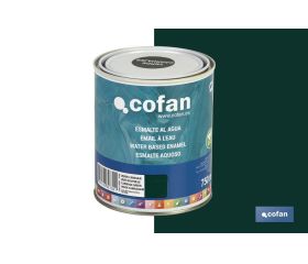 ESMALTE AL AGUA (750 ML) VERDE CARRUAJE BRILLO