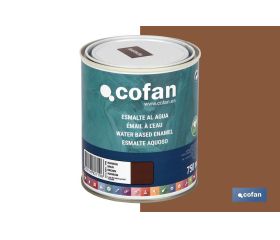 ESMALTE AL AGUA (750 ML) MARRÓN BRILLO