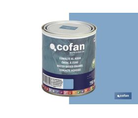 ESMALTE AL AGUA (750 ML) AZUL MEDITERRANEO BRILLO