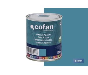 ESMALTE AL AGUA (750 ML) AZUL TURQUESA SATINADO