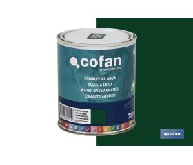 ESMALTE AL AGUA (750 ML) VERDE PRADERA SATINADO