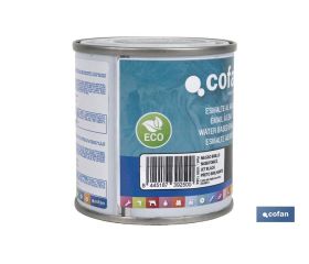 ESMALTE AL AGUA (125 ML) NEGRO BRILLO