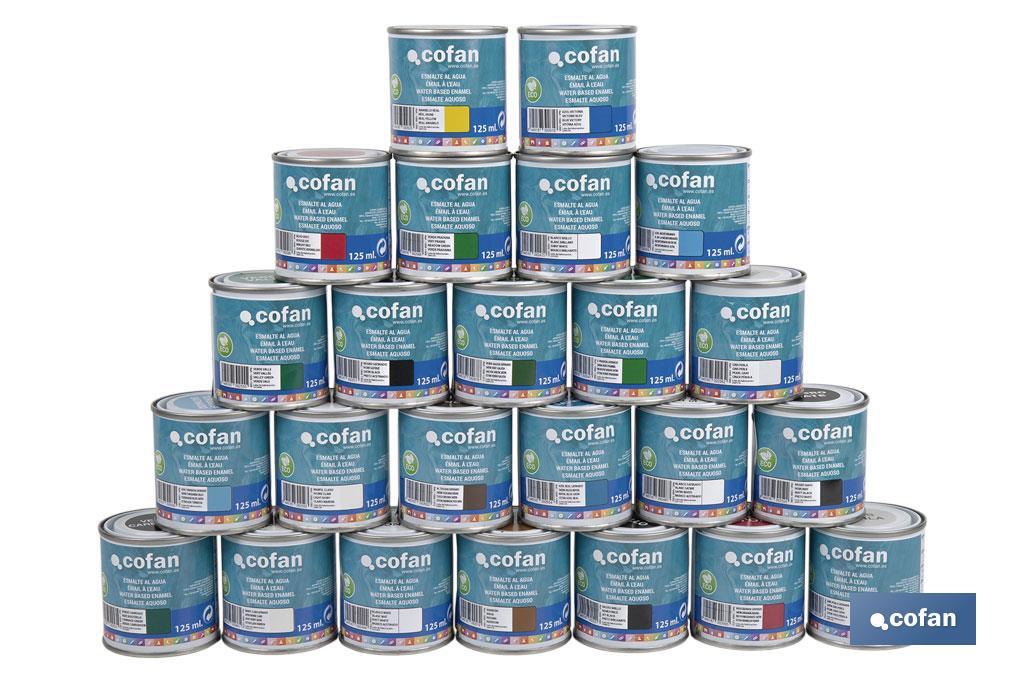 ESMALTE AL AGUA (125 ML) NEGRO BRILLO