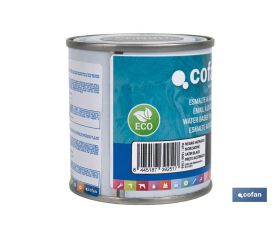 ESMALTE AL AGUA (125 ML) NEGRO SATINADO
