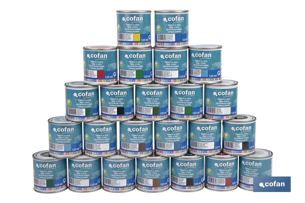 ESMALTE AL AGUA (125 ML) NEGRO SATINADO