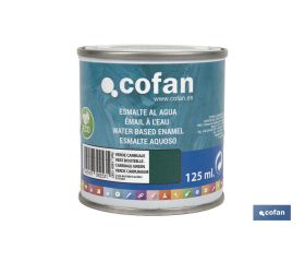 ESMALTE AL AGUA (125 ML) VERDE CARRUAJE BRILLO