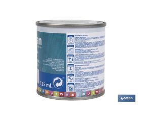 ESMALTE AL AGUA (125 ML) GRIS PERLA BRILLO