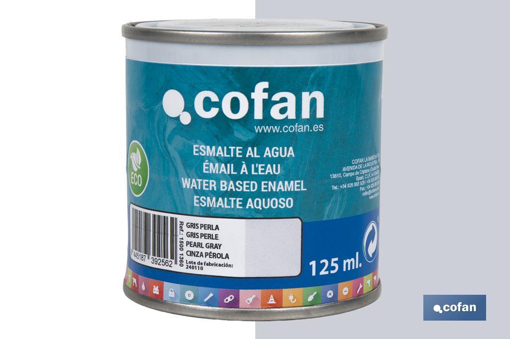 ESMALTE AL AGUA (125 ML) GRIS PERLA BRILLO