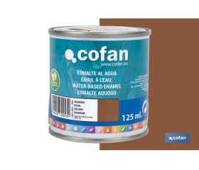 ESMALTE AL AGUA (125 ML) MARRÓN BRILLO