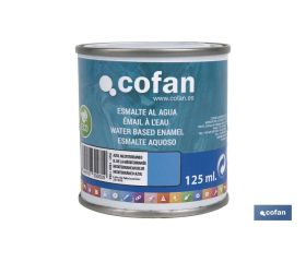 ESMALTE AL AGUA (125 ML) AZUL MEDITERRANEO BRILLO