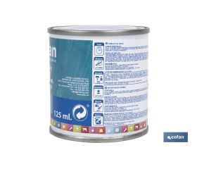 ESMALTE AL AGUA (125 ML) AZUL MEDITERRANEO BRILLO