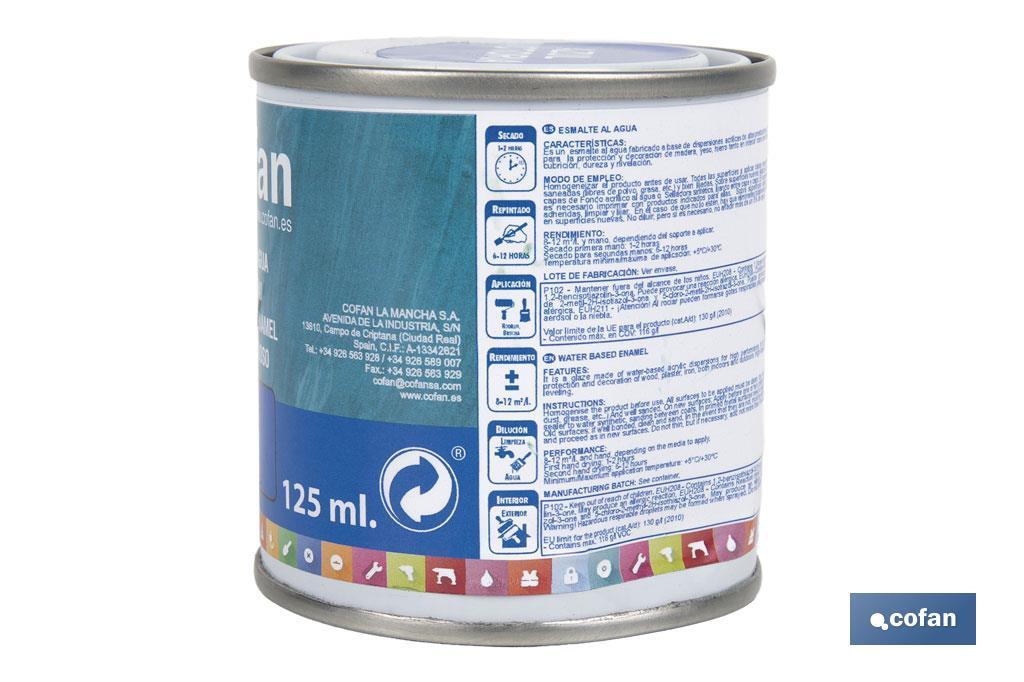 ESMALTE AL AGUA (125 ML) AZUL VICTORIA BRILLO