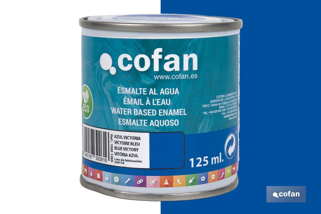 ESMALTE AL AGUA (125 ML) AZUL VICTORIA BRILLO