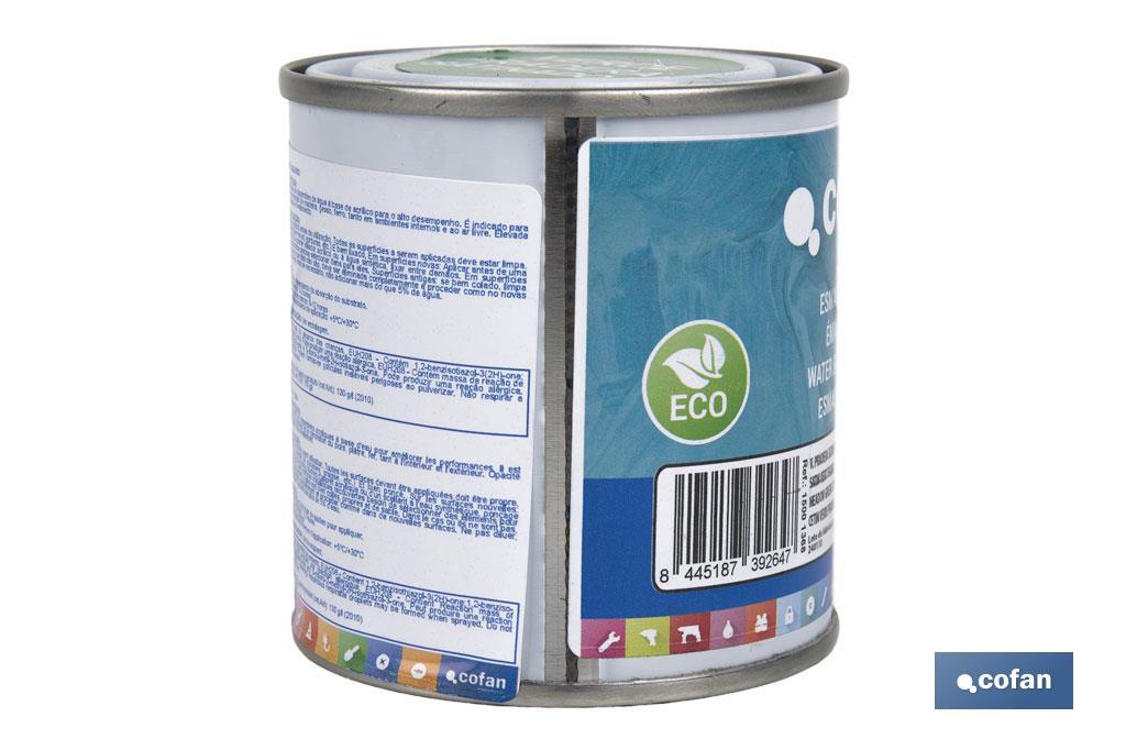 ESMALTE AL AGUA (125 ML) VERDE PRADERA SATINADO