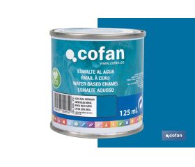 ESMALTE AL AGUA (125 ML) AZUL REAL SATINADO