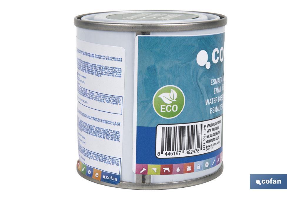 ESMALTE AL AGUA (125 ML) VERDE GALICIA SATINADO