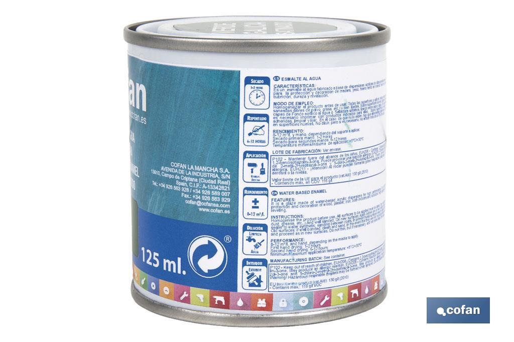 ESMALTE AL AGUA (125 ML) VERDE GALICIA SATINADO