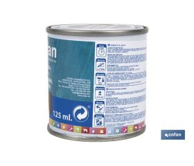 ESMALTE AL AGUA (125 ML) MARRÓN TOSCANA SATINADO