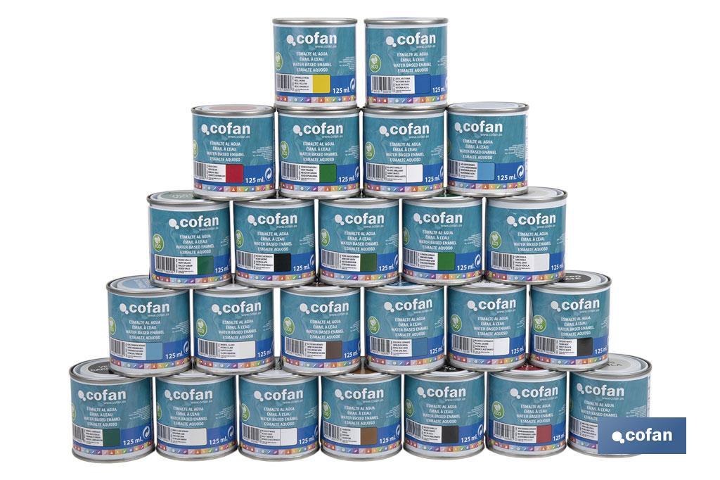 ESMALTE AL AGUA (125 ML) MARRÓN TOSCANA SATINADO