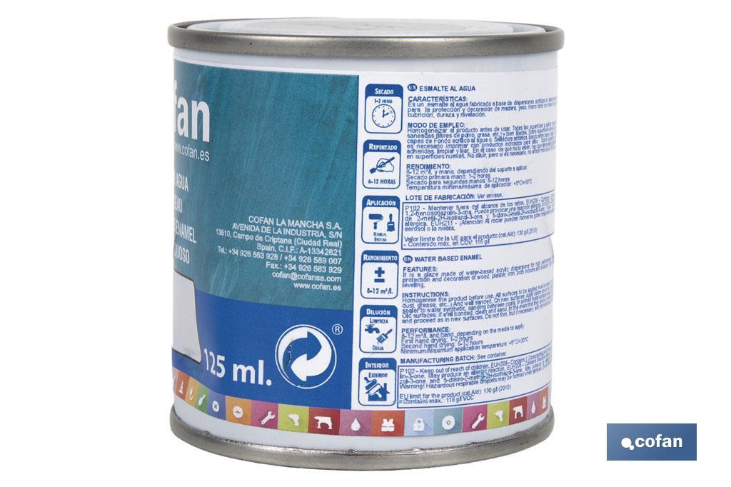 ESMALTE AL AGUA (125 ML) GRIS PERLA SATINADO