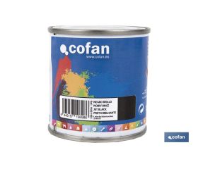 ESMALTE SINTÉTICO (125 ML) NEGRO BRILLO