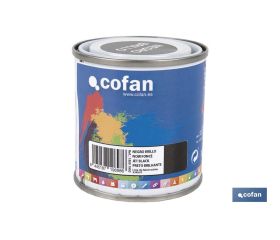 ESMALTE SINTÉTICO (125 ML) NEGRO BRILLO