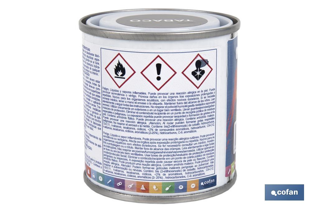 ESMALTE SINTÉTICO (125 ML) COLOR TABACO