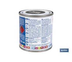 ESMALTE SINTÉTICO (125 ML) NEGRO MATE