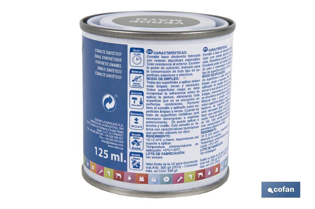 ESMALTE SINTÉTICO (125 ML) VERDE MAYO