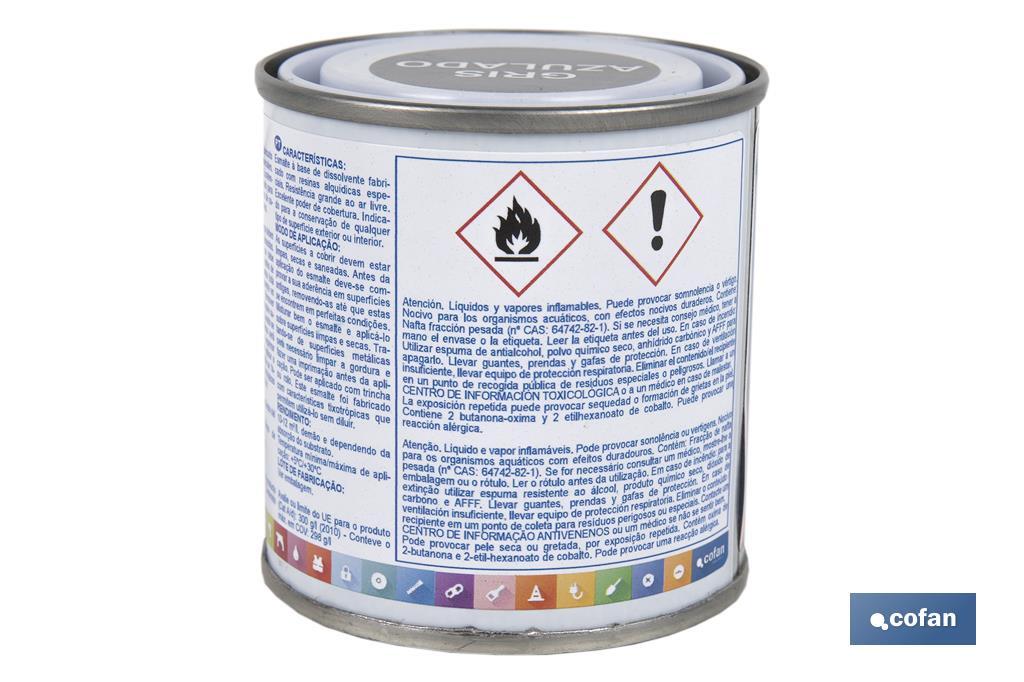 ESMALTE SINTÉTICO (125 ML) GRIS AZULADO