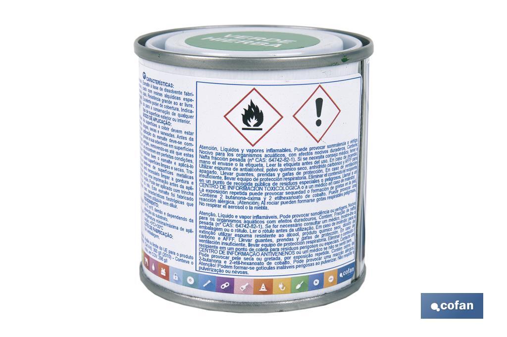 ESMALTE SINTÉTICO (125 ML) VERDE HIERBA