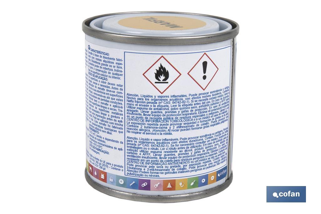 ESMALTE SINTÉTICO (125 ML) COLOR MARFIL