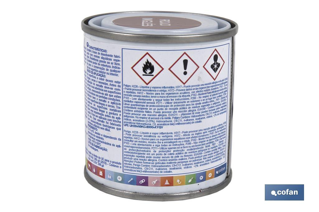 ESMALTE SINTÉTICO (125 ML) ROJO INGLÉS