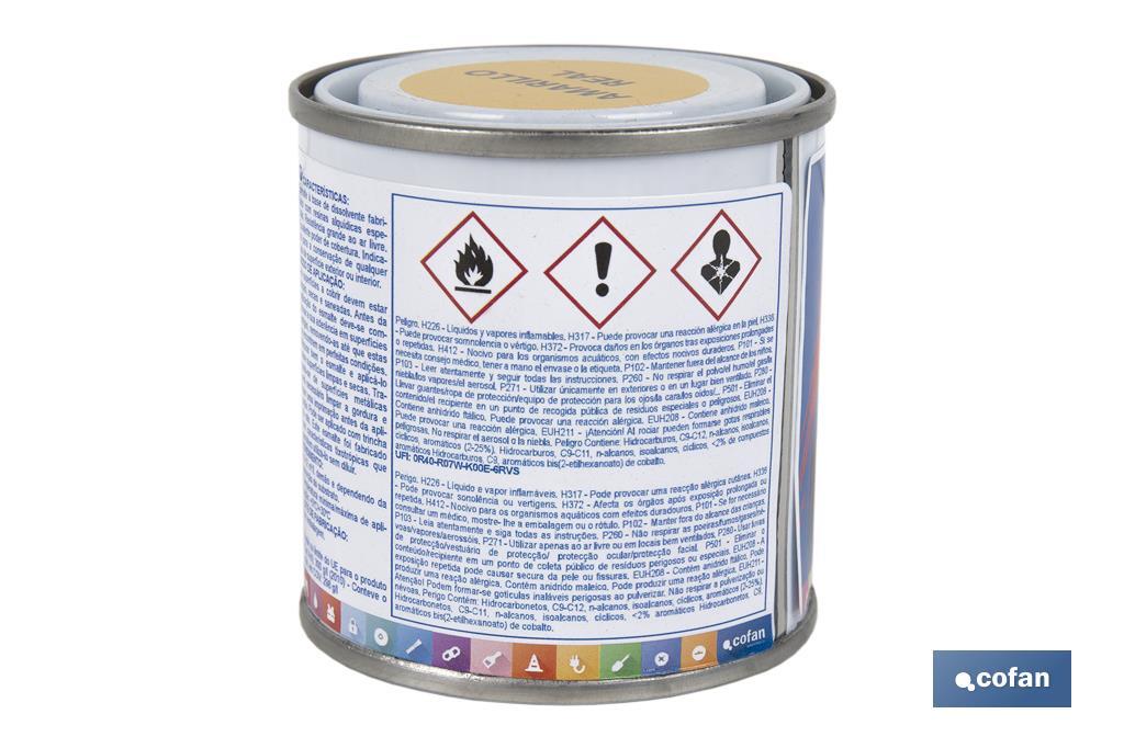 ESMALTE SINTÉTICO (125 ML) AMARILLO REAL