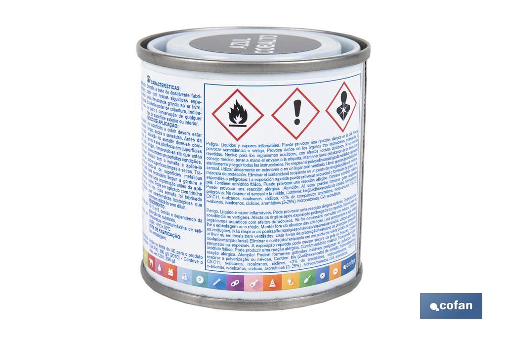 ESMALTE SINTÉTICO (125 ML) AZUL LUMINOSO