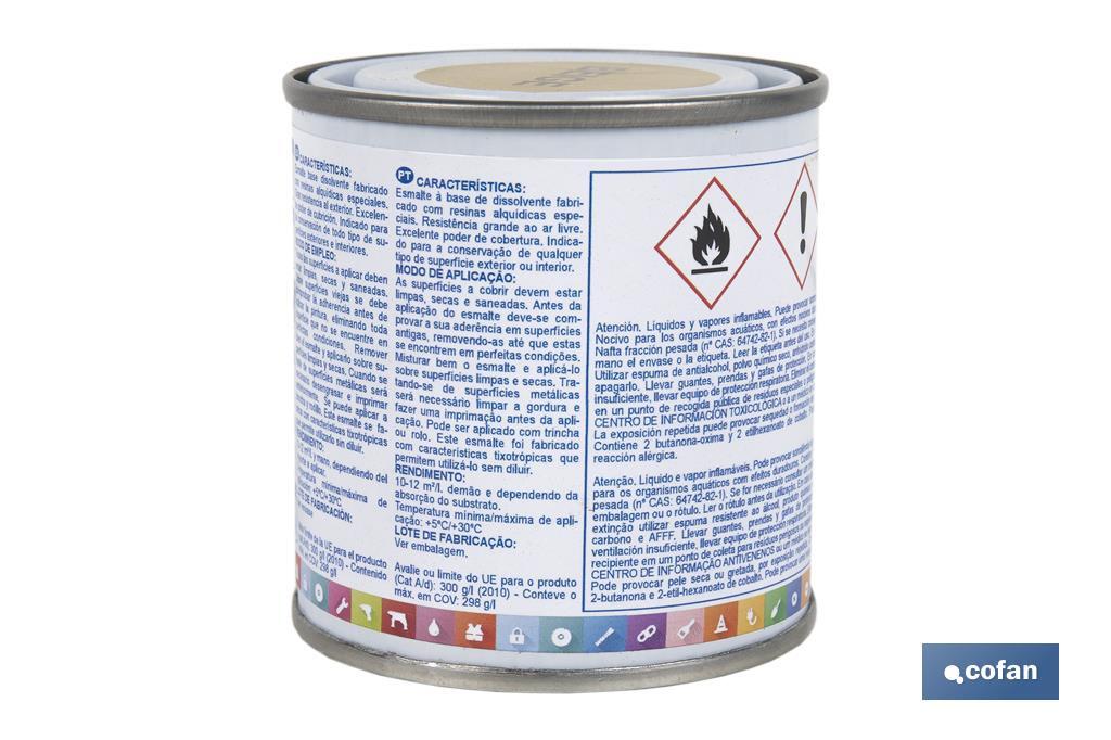 ESMALTE SINTÉTICO (125 ML) COLOR BEIGE