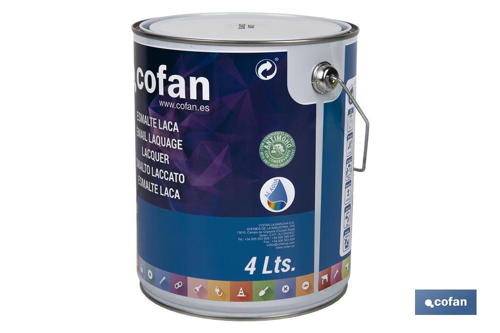 ESMALTE LACA AL AGUA BLANCO 750 ML SATINADO