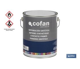 Imprimación Sintética | Color Gris y Blanco | Tamaño de 750 ml o 4L