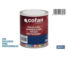Minio de Plomo | Envase de 4 litros | (USO EXCLUSIVO PARA PROFESIONALES)