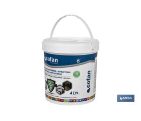 PINTURA PLASTICA ANTIBACTERIAS IONES PLATA 12 L