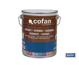 BARNIZ PARA EMBARCACIONES INCOLORO 4 L