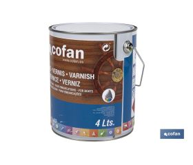 BARNIZ PARA EMBARCACIONES INCOLORO 4 L